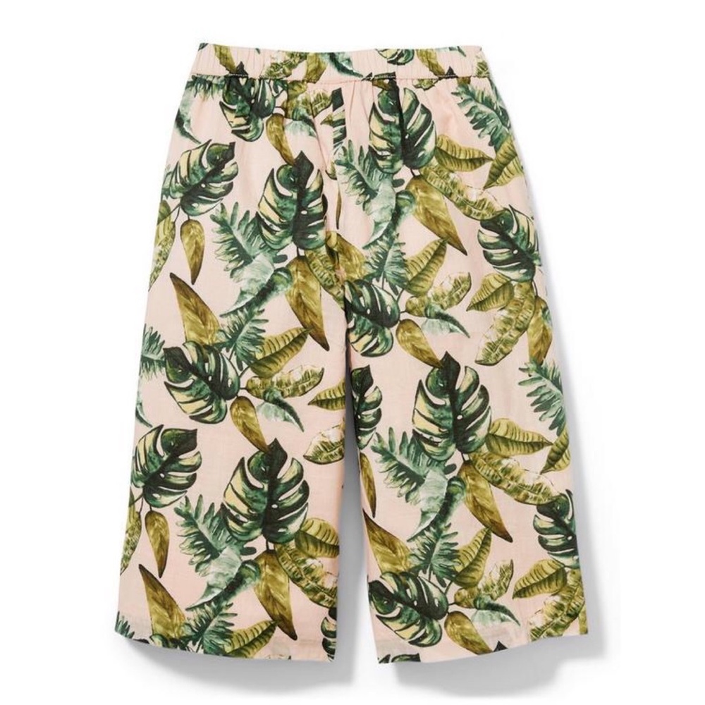 Janie and Jack Palm Print Pants 8